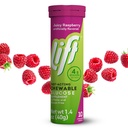Lift Glukoza hitro deluje glukoza žvečljive energijske tablete, malina, 10 ct cevi (Pack of 12)