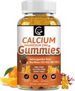 1200mg kalcijevi gumiji z vitaminom D3,K2,B12 & B6 - Rastlinski kompleks kalcij Magnezij dodatek z glicinat,Potasium,Sea Moss,Ashwagandha Koren za kosti in zobe moč, mišice in imunski