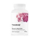 THORNE - ženski multi 50+ - Celovit dnevni multivitamin z vitamini A, B6, B12, C, D, E, K, cink in več - podporno srce, možgani, kosti in imunski sistem* - 180 kapsul