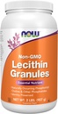 NOW Foods Supplements, Lecitin Granule z naravno prisotnim fosfatidil holinom in drugimi fosfatidi, 2-pound
