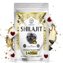 1400 MG Shilajit Gumies, Shilajit Pure Himalaaan Organic Gumies with Ashwagandha, himalajski šilajit za moške, 85+ Trace Minerali & Fulvic Acid, individualno zaviti, brez sladkorja, 60 števk