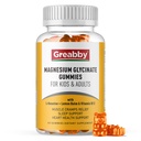 Magnezij Glycinate Gumies za otroke in odrasle - Magnezij Glycinate 300mg žvečljivi dodatek - spodbuja spanje, mišice, sprostitev (60Count)