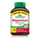 Jamieson Magnezij 250 mg, 150 kapsul Vrednostna velikost