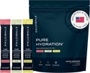 CYMBIOTIKA Pure Hydration Elektrolitis Powder Drink Mešamo z vitaminom C in magnezijem, Keto Prijazno Elektrolit Hydration Packets, Variety Pack, Lemon, Lychee & Watermelon, 7 Vsak, 21 Packets
