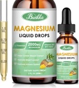 Magnezijev glicinat dodatek, Magnezijev kompleks tekoče kapljice s 500mg magnezijev glicinat, magnezijev citrat, vitamin - 30 dan dobave