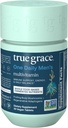 True Grace One Moške multivitaminske fermentirane minerale, organske adaptogene in gobe celotno telesno ravnovesje Imunska, vzdržljivost, podpora kosti in srca - ne-GMO, Gluten prost - 30 Veganske tablete