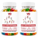 VITA GLOBE Otroci Popolni multivitaminski gumiji – z vitamini A, C, D, E, B6 & B12 