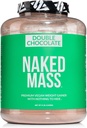 Naked Veganska masa - Double Chocolate Hujšanje Gainer - 1.260 Kalorije, 50G beljakovine, nič Umetni, Vse naravne čokoladne beljakovine v prahu, Ne-GMO, Soy & Gluten brezplačno - 8LB razsutem stanju - 11 Servinges