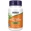 NOW Foods Supplements, Ginkgo Biloba 120 mg, dvojna moč, ne-GMO projekt preverjen, 50 Veg kapsule