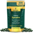 Biogeneza Organic Spirulina Mini tablete – 300 Count (200 mg) 