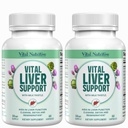 VITAL NUTRITIVE - Vital Liver Support - Premium Liver Cleanse Detox & Repair Formula with Milk Thistle Supports Liver Health and Detox Cleanse