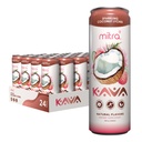 MITRA-9 Botanična pijača - Coconut Lychee Sparkling Kava Drink with Kava Root Extract - Izvleček razpoloženja - rastlinska osnova - spodbuja naravno umirjenost in čistost (12 Fl. Oz) (24)