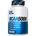 BCAA Aminokisline Dopolnilo za moške - EVL 2:1:1 5g BCAA kapsule za okrevanje po treningu in Lean Muscle Builder za moške - BCAA50000 Razvejane verige Aminokisline Prehranska dopolnila - 30 Servisi