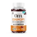 OM MUSHROOM SUPERFOOD Cordyceps Gummies, ZDA Gojene organske gobe, Podpora, vzdržljivost, energija, & recovery, 60 Count, 30 Serving Gummy dopolnila