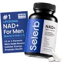 NAD+ Dodatki za moške – Dušikov oksid Prostata zdravstvene dopolnila za moške z Resveratrol, CoQ10, L Citrulin in likopen za anti-Aging, Stamina & Celularna energija Podpora 60 Kapsule