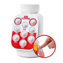 Tablete Popper Medication Tracker, Daily Pill Opomnik, Majhen in prenosljiv pomnilnik pomoč z gumbi, Priključki na tablete vsebnik, Sledi do 3 Doze na dan, Večbarvno, 3-Pack - Enostavno za uporabo izdelkov