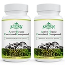 Active Hexose Correlated spojin 1500 mg dodatek, naravni 8 gob ekstrakt dodatek, imunski sistem, funkcija jeter, naravni ubijalec in T celice dejavnost, 180 Veggie kapsule