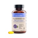 NatureWise Laneno olje 1200 mg, Ribe Free Omega 3 6 9 z 720mg ALA, prehranska dopolnila za podporo zdravju srca - organsko, hladno stiskano, Non-GMO - 60 Softgels[2-Mesec dobave]