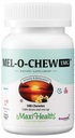Maxi Health Melatonin 1mg Žvečljiv - Pomoč za spanje Melatonin za spodbujanje naravnega spanja – Nenavadno oblikovanje dodatek z Enzymax za hitro delujoče podporo Košir (100 enot)