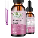Valerijske koreninske kapljice za spanje - Ekološko valerian Root Tinkture Extract 3000mg - za sprostitev in mir - 1 FL OZ, 30 Servinges