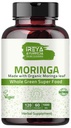 Moringa kapsula 1000 mg (120 kapsul), Moringa prašek kapsule narejene iz organskega moringa listnega praška 
