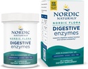 Nordic Naturals Nordic Flora Prebavni encimi - 45 Kapsule - Prebavne funkcije, Optimizira Nutrient razpoložljivost - Non-GMO - 45 Servinges
