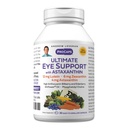 ANDREW LESSMAN Ultimate Eye Support with Astaxantin 30 Softgels - 12mg Lutein, 6mg Zeaksantin, 4mg Astaksantin, Bilberry. Ključne hranila za podporo zdravje oči, spodbujanje zdravega vida. Brez dodatkov
