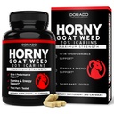 Horny Kozel za moške in ženske - [20% Ikariins Max Jakost] - Stamina, vzdržljivost, Cirkulacija, Joint & Back Support - Maca Root, Ginseng, Yohimbine, Tribulus, L-Arginin - ZDA Made - 60 Count