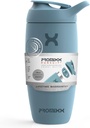 Promix Pursit Shaker steklenica izolirana Nerjaveče jeklo steklenica vode in stresalnik pokal, 18oz, Ocean Calm Blue