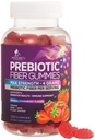 Fiber Gumies za odrasle, Daily 4g Gummy Fiber dopolnilo, Prebiotic Gummy Pregestive Health Support - Rastlinski temelji Topni Fiber Chews, Prebiotiki Podpira Rednost & Prebava Non-GMO - 120 Gumies