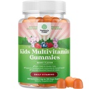 USDA Organic Kids Multivitamine Gumies - Vegan Organic Multivitamine za otroke 2+ s 14 Esencialnimi vitamini in minerali - Daily Gummy Multivitamini Vegan Nut Free & Non-GMO (120 Count)