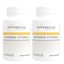 Integrativne terapije Pohabljen vitamin C - Antioksidant podpora dopolnilo za zdrave kože in povezane tkiva* - Vegan & Gluten-free - 60 kapsul (2 pakiranji)