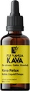 Fidži Vanua Kava RelaxTM, Pure Kava Kava dopolnilo s pomirjujoče lastnosti, Infunded s California Poppy, Hops, Skullcap & Pasijonka, Tekoče kapljice za pomiritev in odvijanje