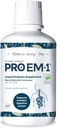 TeraGanix Organic Liquid Probiotic (30 dnevna oskrba), Gut Health Supplement, Dr. Formulated za odrasle in otroke, Izboljša imunske funkcije, Prebava in Absorpcija hranil, 6 Mil CFU/ml (16 fl oz)