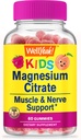 WellYeahe Magnezijev citrat Gumiji za otroke - Žvečilni stres Relief dodatek za otroke - Naravni mir, Mood podpora, Non-GMO, Gluten brezplačno - Naravni viri arome - 60 Gumies