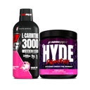PROSUPPS L-Carnitine 3000 Brezalkoholni tekoči streli (31 strežnikov, zmajevega sadja) in g. Hyde Signature Series pred-workout Energy v prahu pijača (30 strežnikov, vilinski prah)