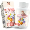 Liposomski multivitamin za ženske 50+ - ženske Daily Multivitamin z 32 sestavinami, CoQ10, Vitamini C, B, D, E za kardiovaskularno podporo in podporo za zdravje kosti - brez železa (60 kapsul)