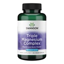 Swanson Triple Magnezij Complex - 100 kapsul, 400mg vsak