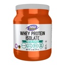 NOW Foods Športna prehrana, izolat sirotkinih beljakovin, 25 g z BCAA, nearomatiziranim praškom, 1,2-gram
