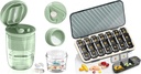 Organizator tablete 3 krat na dan - GloDeals Tedenske tablete Organizator 3 krat na dan, velike tablete Box 7 dan Medicine Organizator tablete, Tablete Vsebnik, Dnevne tablete Box 3 krat na dan, za vitamine, bela