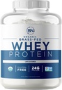 Ekološka trava Fed Whey Protein Powder - USDA Organic – 24g High Protein - 5 lb/72 Servisi - Hladno obdelani - Non-GMO - rBGH-Free - Wisconsin ZDA