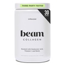 Beam Collagen Powder, Collagen for Women, Collagen with Hyaluronic Acid, Collagen Peptides Type 1 and 3, with Biotin, Grass Fed Bovine, Third-Party Tested, Best for Coffee, Vitamin C, 30 Servings