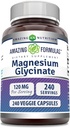 Neverjetne formule Magnezij (Glycinate) 120 mg na serviranje dodatek 