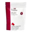 Bariatric Advantage Multi Chewy Bite - Soft Chew Multivitamin za bolnike z bariatrično kirurgijo - Žvečljivi multivitamin s folno kislino, vitamin D3 & več - Jagodna lubenica aroma - 60 Count