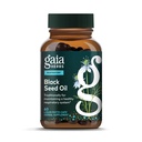 Gaia Herbs Black Seed Oil - hladne kapsule za pljuča, dihala in antioksidant podporo - z organskim oljem Nigella Seed - zeliščni dodatek - 60 Veganske tekoče Phyto-Capsules (30-dnevna oskrba)