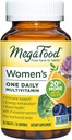 MegaFood Womens Multivitamin One Daily - Multivitamin za ženske - Vitamin C, Vitamin D, Vitamin Iron & B - Kost, Energy Presnova in Imunska podpora - Vegetarian, GlutenFree - 36 Tablete, 36 Služabniki