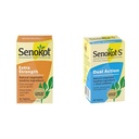 Senokot Extra Strength Natural Zelenjavna Odvajalo in S Dual Action 60 Tablete, Natural Zelenjavna Rastlinska Sestavina Plus Stool Mehčalne tablete