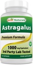 Najboljši naravni Astragalus Kapsula, 1000 mg, 120 Število