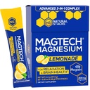 Mešanica Magtech Magnezij Drink - Limonada brez sladkorja - 3 oblike magnezija: Magtein L-treonat, Glycinate & Taurate - 200mg Chellated Magnezij Complex - Podpora Relaxation & Brain Health - 20 Servinges