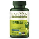 Banyan Botanicals Triphala Tablete - Organic Triphala with Amla, Haritaki & Bibhitaki – za prebavljanje, izločanje in zdravo Gut Microbiome* – 180 Tablet – Non-GMO Trajno vir Vegan